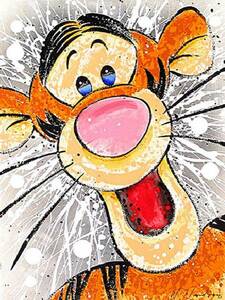 Disney Fine Art ディズニーファインアート クマのプーさん　ティガー 限定 レア　David Willardson