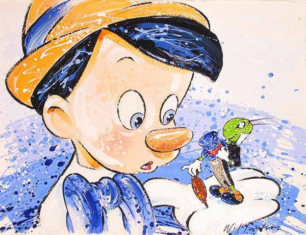 Disney Fine Art ディズニーファインアート ピノキオ 限定 レア