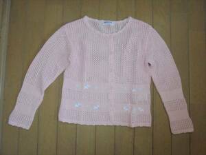  beautiful goods * Pom Ponette * pink. cardigan *L160