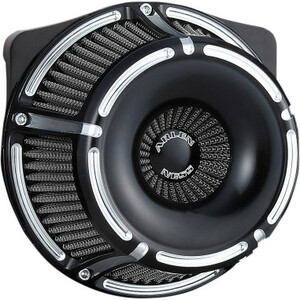 1010-2086　ブラック INVERTED SERIES SLOT TRACK AIR CLEANER KIT　17年ツーリングモデル