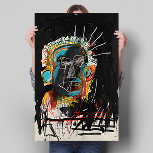 バスキア Basquiat ポスター 70x50cm 海外 北欧 アート インテリア 雑貨 グッズ 絵 絵画 グラフィティ 画家 ジャン ミシェル 3