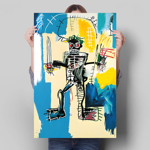 バスキア Basquiat ポスター 70x50cm 海外 北欧 アート インテリア 雑貨 グッズ 絵 絵画 グラフィティ 画家 ジャン ミシェル 9