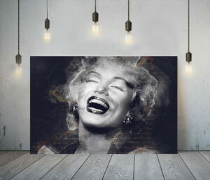 Art hand Auction Marilyn Monroe Póster, Imagen enmarcada en lienzo de alta calidad., Panel de arte A1, escandinavo, Extranjero, Cuadro, Abstracto, Bienes, Decoración de interiores, 3, Materiales impresos, Póster, otros