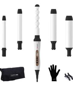 カールアイロン 5-in-1 カール ヘアアイロン セット