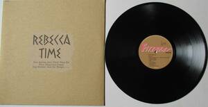 LP。REBECCA TIME。定価・２８００円。１９８６年発売。FITZBEAT。