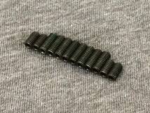 SMC Saddle Height Screws Black Set (12)/弦高イモネジ 黒 M3(8mm×8 6mm×4）日本全国送料無料！_画像1