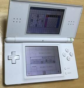 【北米版】【動作確認済み】Nintendo DS Lite クリスタルホワイト　ニンテンドー