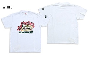 SUN SURF×PEANUTS半袖Tシャツ「HAWAII」◆SUN SURF ホワイトLサイズ SS78489 サンサーフ スヌーピー ハワイアン アロハ