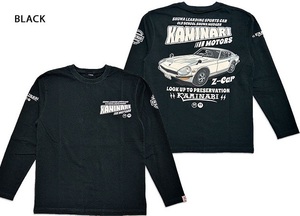 Z-carロングTシャツ◆カミナリ ブラックXLサイズ 限定解除 KMLT-219 雷 エフ商会 長袖Tシャツ ロンT フェアレディZ