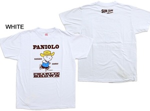 SUN SURF×PEANUTS半袖Tシャツ「PANIOLO」◆SUN SURF ホワイトLサイズ SS78752 サンサーフ スヌーピー チャーリーブラウン