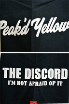 和柄半袖Tシャツ◆Peak'd Yellow ブラック×ブラックMサイズ PYT-221 ピークドイエロー エフ商会 和風 着物 姐御 2020年春夏_画像2