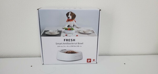 【犬猫】スケールフィーディングボウル　スモール　FRESH　ホワイト