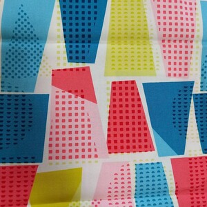 オックス生地 ハンドメイド ハギレ 幾何学柄