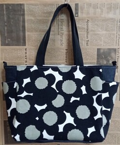 ハンドメイド トートバッグ ショルダーバッグ マザーズバッグ 北欧花柄