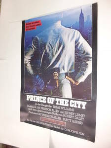 ドイツ版・映画ポスター「プリンス・オブ・シティ」Prince of the City　シドニー・ルメット