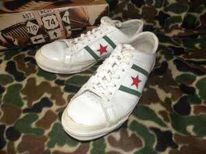 * ultra rare * made in Japan * one Star * Jack Star leather white × red × green * Vintage reissue limitated model *