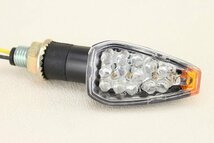 送料220円 クリアミニLEDウインカーZ400GP Z250FT ZRX400 ZRX1100 ZRX1200R GPZ900R Z750 ゼファー400 ゼファー750 バリオス_画像1