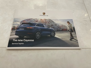 ☆ 2018 ポルシェ　カイエン /S/ターボ　Porsche Cayenne/S/Turbo 30ページ　正規ディーラーカタログ☆