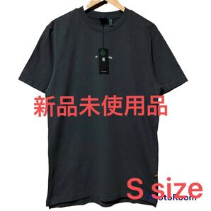 G-STAR RAW ジースターロゥ Tシャツ シンプル センターロゴ ダークグレー S size