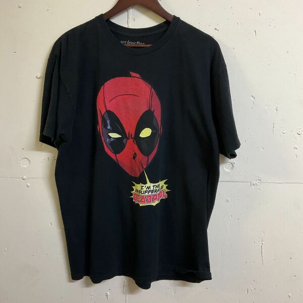 MARVEL プリントTシャツ 半袖Tシャツ 半袖 Tシャツ 古着 L