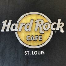 Hard Rock CAFEハードロックカフェ ST.LOUIS 半袖Tシャツ 半袖 Tシャツ 黒 古着 M_画像4