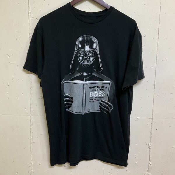 STAR WARS スターウォーズ 半袖Tシャツ 半袖 Tシャツ 黒 プリントTシャツ 古着 L