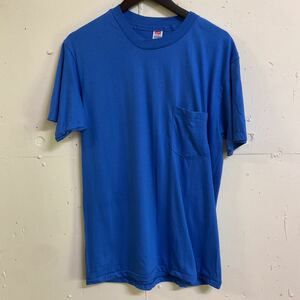 USA製 Hanes ヘインズ　ポケットTシャツ 半袖Tシャツ L 古着