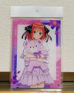 【新品未開封】五等分の花嫁　中野二乃　アクリルパネル　スタンド付き ぬいぐるみ抱っこ　二乃 