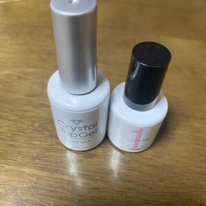 中古2本セット GelMe1 ジェルミーワン GM-62 アッシュピンク&クリスタルトップジェル