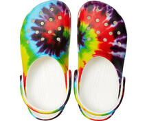 24cm クロックス Classic Tie Dye Graphic Clog クラシック タイ ダイ グラフィック クロッグ Multi M6W8 マルチ タイダイ 新品_画像3