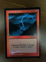 MTG　《稲妻/Lightning Bolt》【foil】　ジャッジ褒賞　英語_画像5