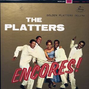 U LP The Platters ゴールデン・プラターズ・デラックス 見開きジャケライナー レコード 5点以上落札で送料無料