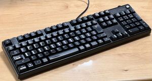 エレコム メカニカルキーボード(有線) Cherry茶軸 TK-FCK024BK