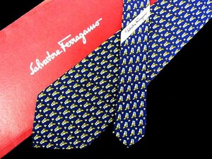 ♪今週の特売980円～♪0556♪状態並品【Ferragamo】フェラガモ【花 一輪挿し 柄】ネクタイ♪