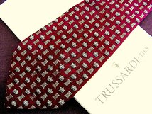 ♪26010D♪状態並品【デザイン 柄】トラサルディ【TRUSSARDI】ネクタイ_画像1