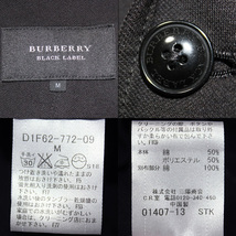 良品！M(2)★クールマックス×ストライプ★バーバリーブラックレーベルCoolmax メンズ サマー テーラードジャケット黒BURBERRY BLACK LABEL_画像6