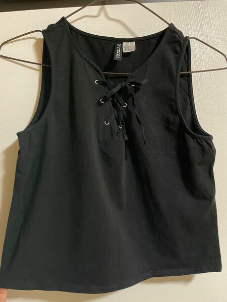 H&M ノースリーブ タンクトップ トップス