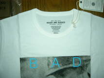 新品 ROUGH AND RUGGED ラフランドラゲッド Tシャツ 1・S 白 フォト カットソー BADSHIT_画像6