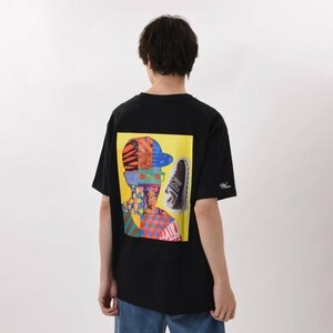 新品 New Balance ニューバランス Tシャツ M 黒 MマイケルリーダーポートレートSS Tee カットソー