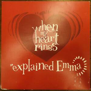 ★ 7インチ ネオアコ～フェイク・ジャズ EXPLAINED EMMA / WHEN MY HEART RINGS 45 EP スウィング ショウビズ