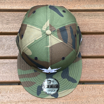 USA正規品 Newera ニューエラ 9FIFTY ヒューストン アストロズ ASTROS スナップバックキャップ THE US Woodland 迷彩 カモフラージュ MLB_画像5