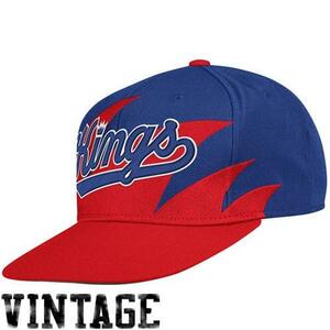 USA正規品 NBA サクラメント Kings キングス mitchell&ness ミッチェル＆ネス 公式 スナップバックキャップ 青×赤 ビンテージ Vintage