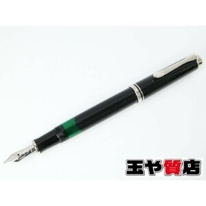 未使用 ペリカン Pelikan 万年筆 吸入式 K14 B 太字用 スーベレーンB 黒軸 中緑