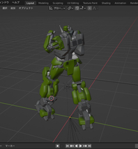 プラモ感覚で動かせる3Dロボ『C01』Blender_画像2
