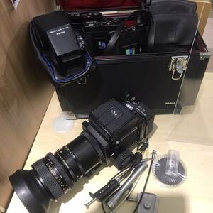 -8☆Mamiya RB67 PRO S マミヤ/レンズ SEKOR ZOOM C 100-200mm F5.2 W/中判カメラ フィルムカメラ/フィルムバック付属多数 セット まとめ彡