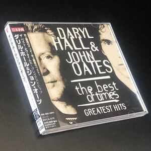帯付02★CD「ダリル・ホール&ジョン・オーツ/ザ・ベスト・オブ・タイムス~グレイテスト・ヒッツ」★1995年 美品 Daryl Hall & John Oates
