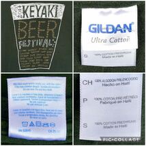 ビールフェア会場限定★2014 KEYAKI BEER FESTIVAL プリント Tシャツ S深緑/GILDAN★ビアT ビールフェスタ 半袖シャツ カットソー トップス_画像9