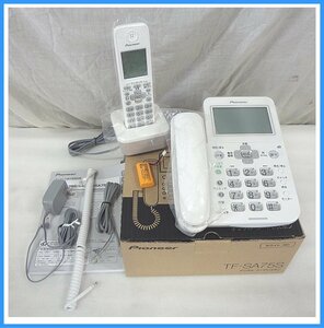 Kんふ6419 美品 Pioneer パイオニア デジタルコードレス電話機 TF-SA75S 親機 /子機1台 留守番電話 家電 