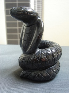 * feng shui, better fortune UP, super rare, natural 5A class black Stone [.] ornament large 2