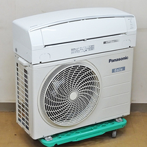 Panasonic Eolia【CS-EX367C-W】パナソニック エオリア エコナビ ナノイーX フィルターお掃除ロボット エアコン おもに12畳用 2017年製_画像1